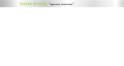 Desktop Screenshot of iversedomes.com