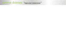 Tablet Screenshot of iversedomes.com